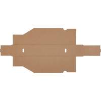 Boîtes profondes en carton ondul&eacute;, 2-7/8" la x 11-1/4" p x 4-1/2" h, Beige Cintas