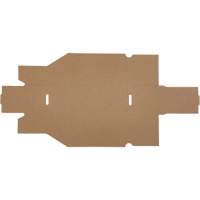 Boîtes profondes en carton ondul&eacute;, 3-3/4" la x 11-1/4" p x 4-1/2" h, Beige Cintas