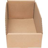 Boîtes profondes en carton ondul&eacute;, 5-3/4" la x 11-1/4" p x 4-1/2" h, Beige Cintas