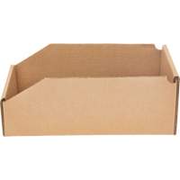 Boîtes profondes en carton ondul&eacute;, 5-3/4" la x 11-1/4" p x 4-1/2" h, Beige Cintas