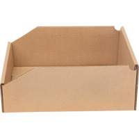 Deep Corrugated Parts Bins, 9-3/4" W x 11-1/4" D x 4-1/2" H, Beige Cintas
