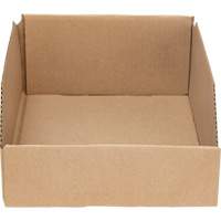 Deep Corrugated Parts Bins, 8-3/4" W x 11-1/4" D x 4-1/2" H, Beige Cintas