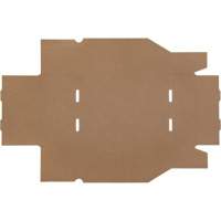 Deep Corrugated Parts Bins, 8-3/4" W x 11-1/4" D x 4-1/2" H, Beige Cintas