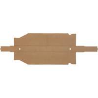 Deep Corrugated Parts Bins, 2-7/8" W x 17-1/4" D x 4-1/2" H, Beige Cintas
