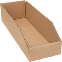 Deep Corrugated Parts Bins, 5-3/4" W x 17-1/4" D x 4-1/2" H, Beige Cintas