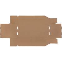 Deep Corrugated Parts Bins, 7-3/4" W x 17-1/4" D x 4-1/2" H, Beige Cintas