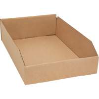 Deep Corrugated Parts Bins, 11-3/4" W x 17-1/4" D x 4-1/2" H, Beige Cintas