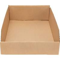 Deep Corrugated Parts Bins, 11-3/4" W x 17-1/4" D x 4-1/2" H, Beige Cintas