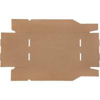 Deep Corrugated Parts Bins, 11-3/4" W x 17-1/4" D x 4-1/2" H, Beige Cintas