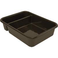 Bac d'entreposage tout usage &agrave; compartiment, 5" ha x 15" p x 20" lo, Plastique, Brun Cintas