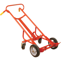 Diable &agrave; Barils Ergonomique A/Roulettes Pivotantes, Fabriqu&eacute; en Acier, 55 - 85 gal. US (45 - 70 gal. imp.) Cintas