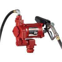 Pompes c. a. utilitaires &agrave; soupape rotative avec embout, 115 V, 20 gal./min Cintas