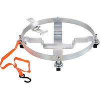 Chariots &agrave; inclinaison pour baril, Acier, Capacit&eacute;e 1200 lb, Diam&egrave;tre 23-1/2", Roue en Fonte Cintas