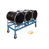 Porte-barils empilables, 3 barils, Capacit&eacute; de 2400 lb, 71-1/2" la x 30" p x 12-1/2" h Cintas