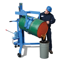 Basculeur - palettiseurs pour barils, 55 gal. US (45 gal. imp.) Cintas