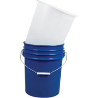 Doublures pour seaux en acier, 11-1/4" dia. x 12-1/4" h, 5 gal. US (4,16 gal. imp.) capacit&eacute; Cintas