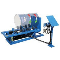 Hydra-Lift Drum Rotator / Roller, 55 US gal. (45 Imperial Gal.) Capacity, Variable Speed, 1 HP Cintas