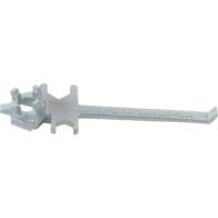 Cl&eacute; pour bouchon-&eacute;crou sp&eacute;cialis&eacute;e &agrave; un seul c&ocirc;t&eacute;, Ouverture de 1-1/2", Poign&eacute;e 7-1/2", Acier moul&eacute; au zinc Cintas