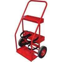 Hot Works Fire Prevention Cart, Semi-Pneumatic Wheels, 17.75" W x 8.9" L Base, 100 lbs. Cintas