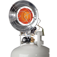 Single Tank-Top Heater, Radiant Heat, Propane, 15000 BTU/H Cintas