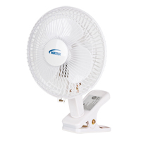 Ventilateur &agrave; pince & de bureau, Diam&egrave;tre 6", 2 vitesses Cintas
