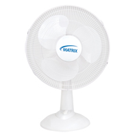 Ventilateur oscillant &agrave; boutons-poussoirs pour bureau, Diam&egrave;tre 16", 3 vitesses Cintas