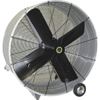 Ventilateurs tambour &agrave; entraînement par courroie, Industriel, 1 vitesses, Diam&egrave;tre de 48" Cintas