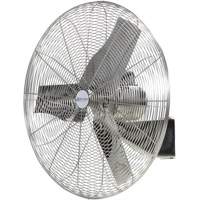 Ventilateurs en acier inoxydable lavables &agrave; grande eau pour service alimentaire, Industriel, 1 vitesses, Diam&egrave;tre de 20" Cintas