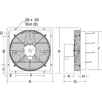 Ventilateurs d'&eacute;vacuation &agrave; volets Cintas