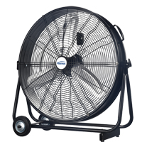 Light Industrial Direct-Drive Slim Drum Fan, Industrial, 3 Speed, 24" Diameter Cintas