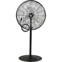 Waterproof Motor Misting & Oscillating Pedestal Fan, Heavy-Duty, 3 Speed, 30" Diameter Cintas