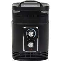 360 Degree Surround Portable Heater, Ceramic, Electric, 5200 BTU/H Cintas