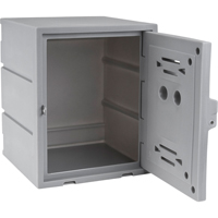 Locker, 15" x 15" x 18", Grey, Assembled Cintas