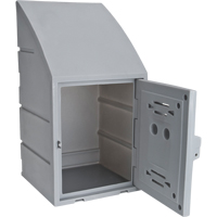 Locker, 15" x 15" x 31", Grey, Assembled Cintas