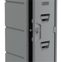 Locker, 12" x 15" x 36", Grey, Assembled Cintas