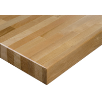 Dessus d'&eacute;tabli en bois dur stratifi&eacute;, 48" la x 48" p, Bordure Carr&eacute;e, &eacute;paisseur 1-3/4" Cintas