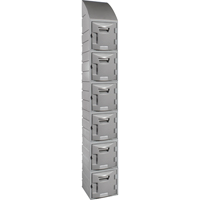 Locker, 12" x 15" x 12", Grey, Assembled Cintas