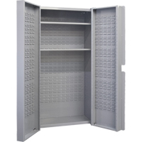 Deep Door Combination Cabinet, 38" W x 24" D x 72" H, Grey Cintas