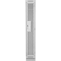 Clean Line Lockers, 12" x 12" x 76", Steel, Grey, Rivet (Assembled), Perforated Cintas