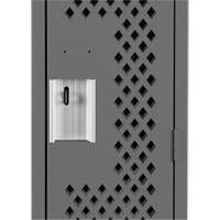 Casiers Clean Line, 12" x 12" x 72", Acier, Charbon, Rivet (assembl&eacute;), Perfor&eacute; Cintas