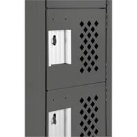 Petits casiers &eacute;conomiques assembl&eacute;s et perfor&eacute;s Clean Line, 6 niveaux, 18" x 72" x 12", Acier Cintas