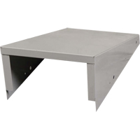 Casiers &eacute;conomiques &agrave; dessus inclin&eacute; Clean Line, Bloc de 1, 18" p x 12" la x 6" ha, Gris, Acier Cintas