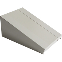 All-Welded Concorde - Heavy-Duty Lockers Sloping Top, 1 Bank, 18" D x 12" W x 6" H, Grey, Steel Cintas