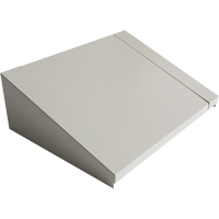 All-Welded Concorde - Heavy-Duty Lockers Sloping Top, 2 Bank, 18" D x 24" W x 6" H, Grey, Steel Cintas
