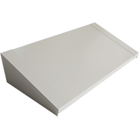 All-Welded Concorde - Heavy-Duty Lockers Sloping Top, 3 Bank, 18" D x 36" W x 6" H, Grey, Steel Cintas