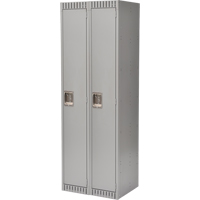 Casiers, Bloc de 2, 24" x 18" x 72", Acier, Gris, D&eacute;mont&eacute; Cintas