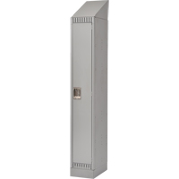 Assembled Lockers, 12" x 18" x 72", Steel, Grey, Rivet (Assembled) Cintas