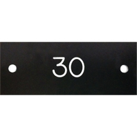 Locker Number Plates Cintas