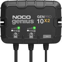 Chargeur de batterie embarqu&eacute; &agrave; 2 sorties de 20 amp&egrave;res GenPro10X2 Genius Cintas