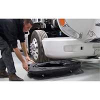 Low Profile Truck Oil Drain with Lid Cintas